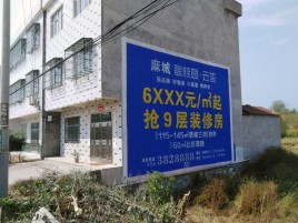 沁阳墙体广告质量分析